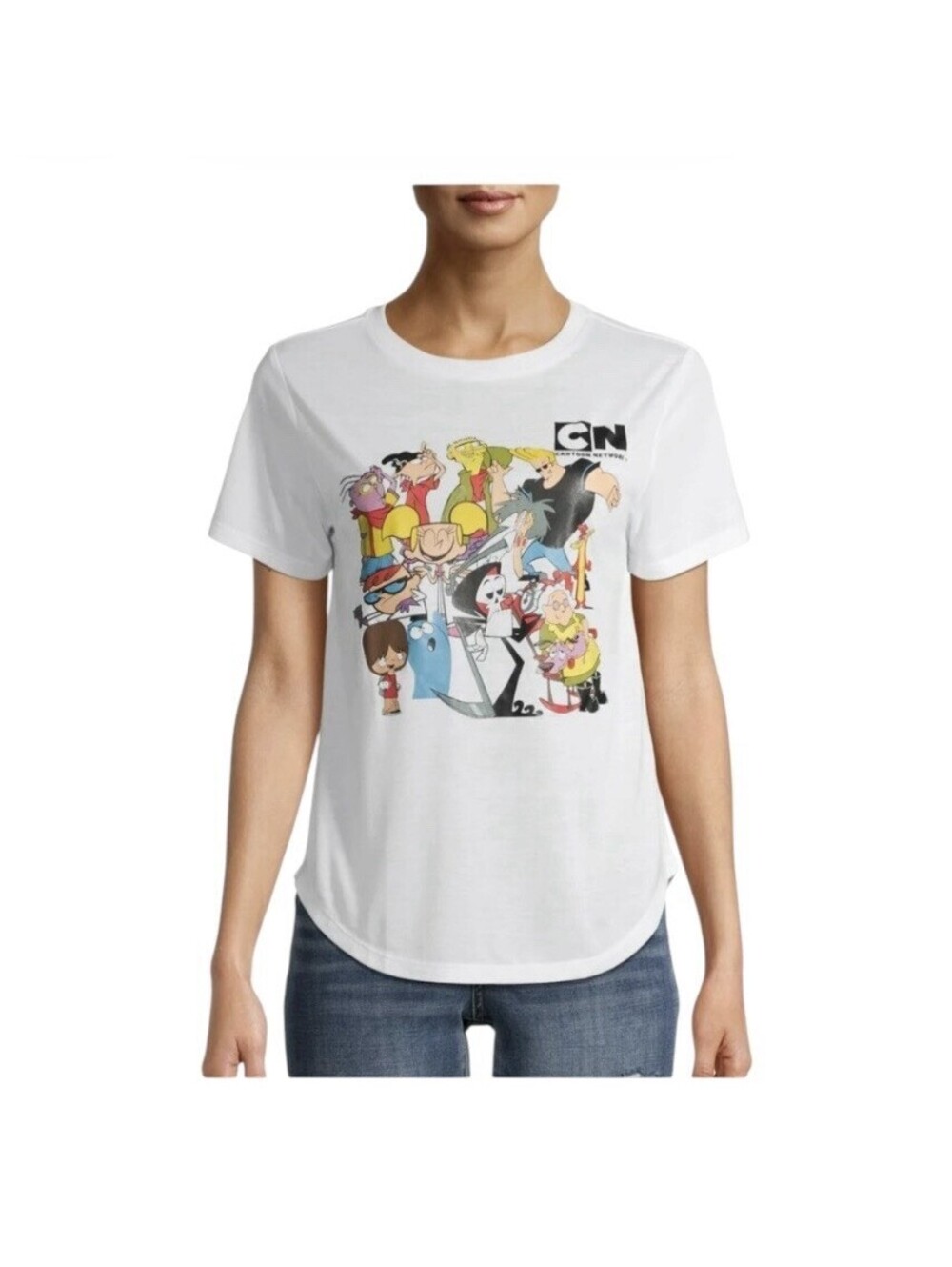 Cartoon Network Junior' Characters Short Sleeve T-Shirt Size Large